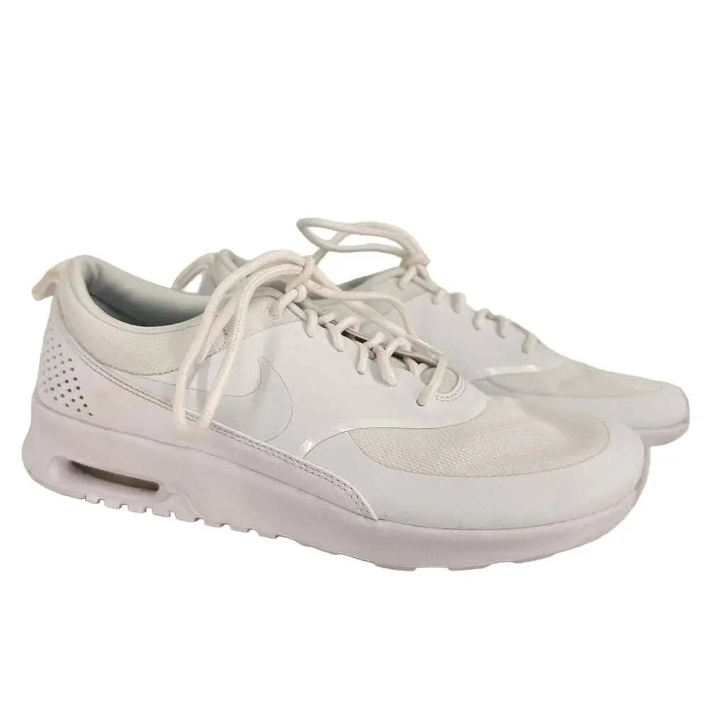 Nike Air Max Women's Thea Triple White Sneakers Size 9.5